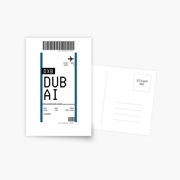Item preview, Dubai Boarding Pass designed and sold by agethegreat.