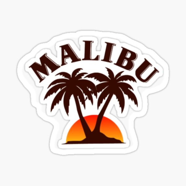Item preview, Malibu sticker designed and sold by noorsstickers.