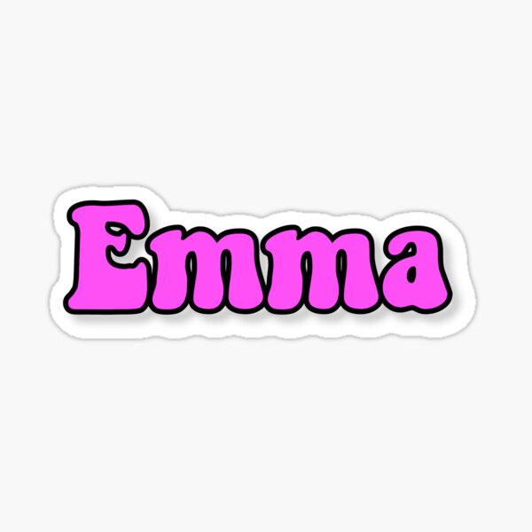  Emma Gifts & Designs for Girls Emma Things Funny Name Gift -  Almohada para niña (18.0 x 18.0 in), multicolor : Hogar y Cocina