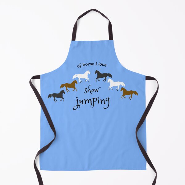 Item preview, Of Horse I Love Show Jumping - Funny Show Jumping Design (baby blue) designed and sold by Davey's Designs.