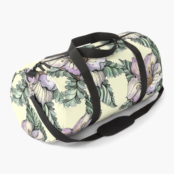 Item preview, hand drawn watercolor spring flowers pattern designed and sold by MandalaFlowerArt.