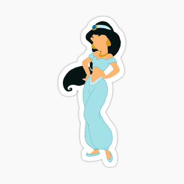 Jasmine Silhouette Stickers Redbubble