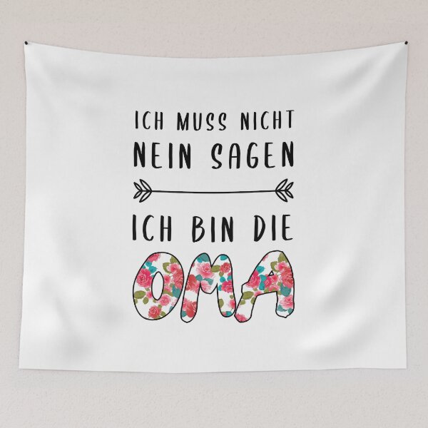 Artikelvorschau, Ich Muss Nicht Nein Sagen Ich Bin Oma entworfen und verkauft von khornholio.