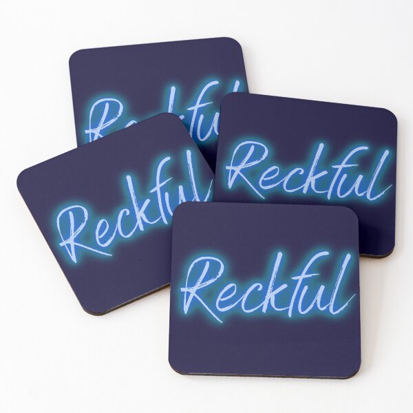 Item preview, Reckful Glow Blue Text Design designed and sold by Gramsta.