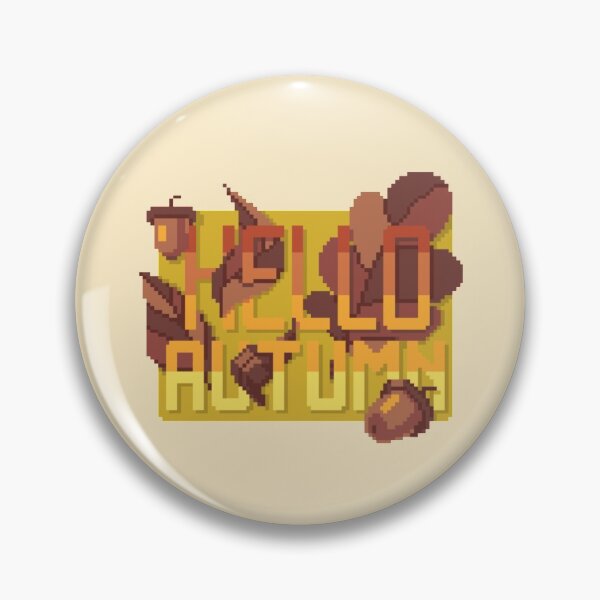 Item preview, Pixelated Hello Autumn designed and sold by HopeDetour.