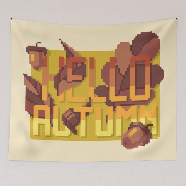 Item preview, Pixelated Hello Autumn designed and sold by HopeDetour.