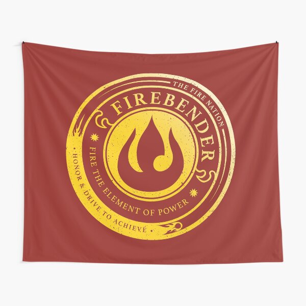 ATLA Firebender Symbol: Avatar-Inspired Design Tapestry