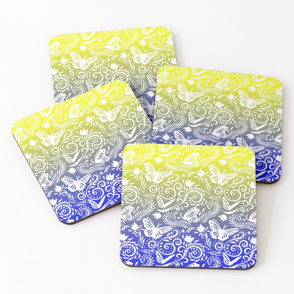 Item preview, Butterfly and Flower - Golden Beach by the Sea RS designed and sold by CreativityRoams.