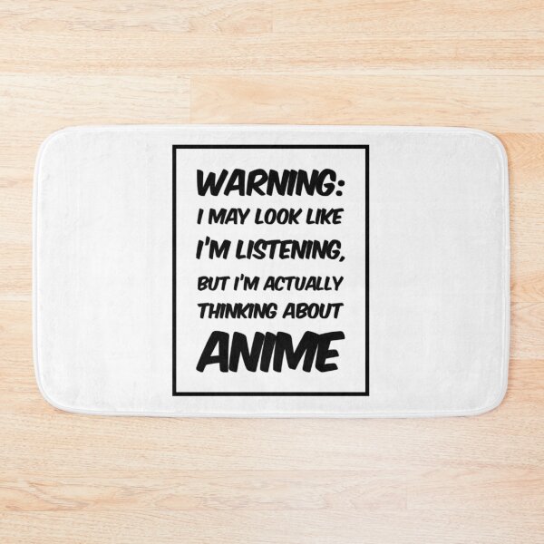 Item preview, I'm thinking about anime! designed and sold by BlackDogMerch20.