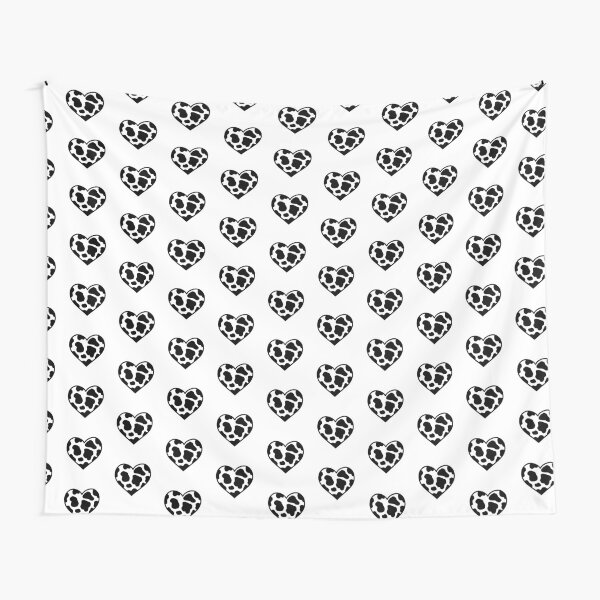 Super Cute Heart Cow Print Sticker for Sale by saeroun