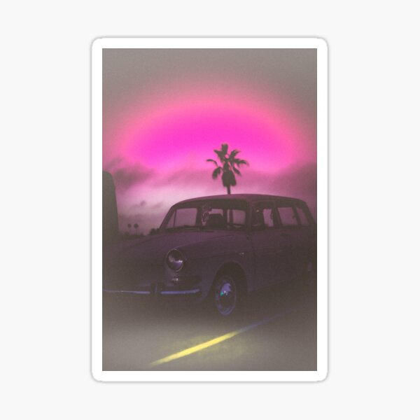 Beach Runner 2054 - NEON Sticker