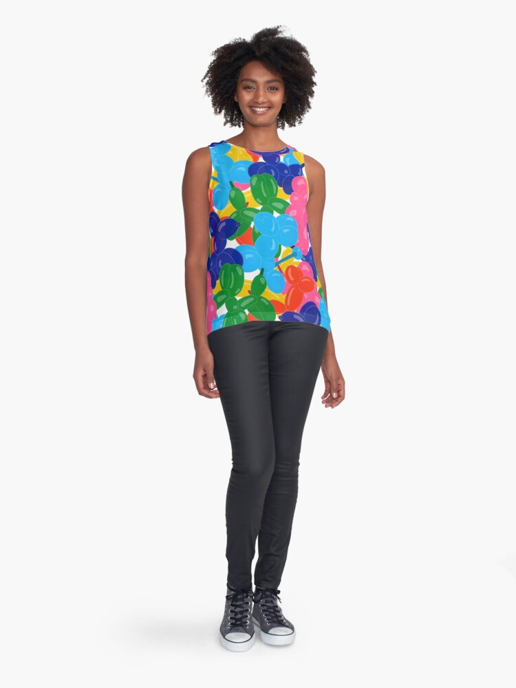 Alternate view of Balloon Dogapalooza Sleeveless Top