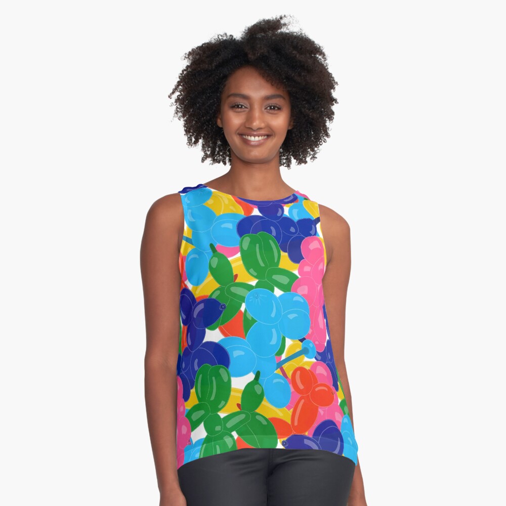 Balloon Dogapalooza Sleeveless Top