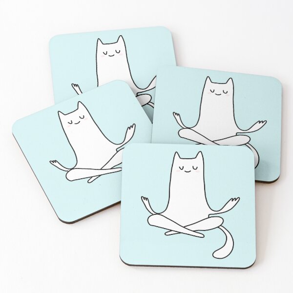 Item preview, Meditation Cat designed and sold by little  ochre.