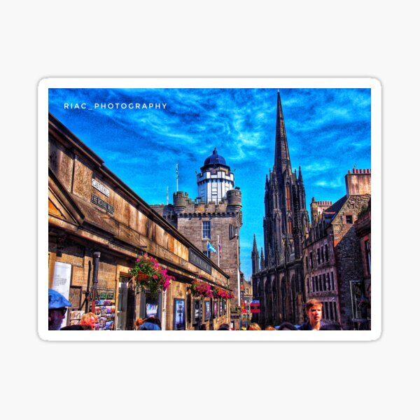 Royal Mile Edinburgh Sticker