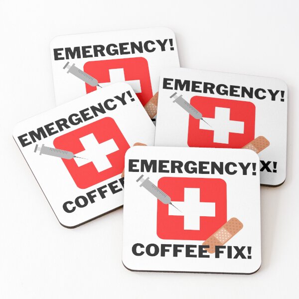 Item preview, Emergency Coffee Fix! designed and sold by HalfFullMugs.