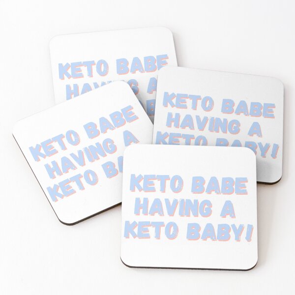 Item preview, Keto Babe Having a Keto Baby Blue Pink Design designed and sold by Gramsta.
