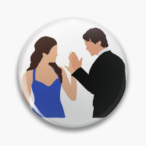 Item preview, Elena and Damon Dance Portrait designed and sold by bestshowsticker.