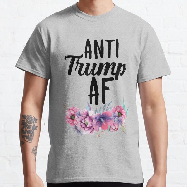 Vista previa del artículo con la obra «Anti Trump AF», diseñado y vendido por Katey1285.