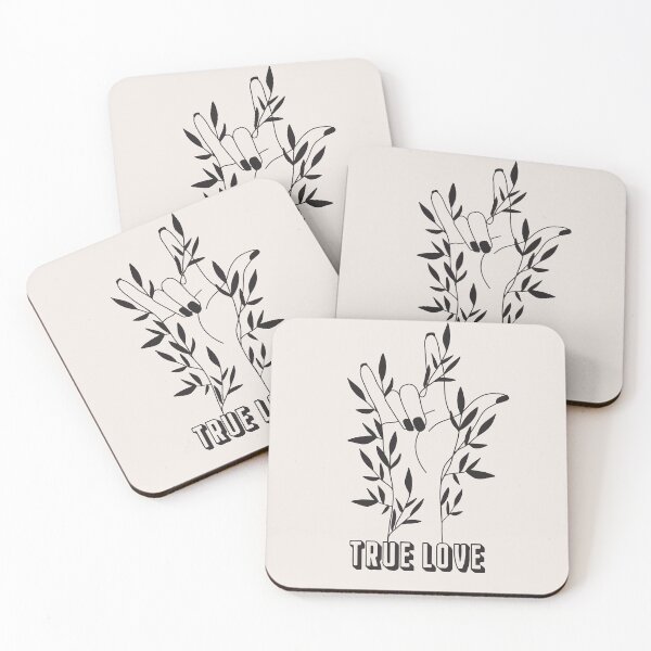 Item preview, love sign language true love minimal  designed and sold by minimallineart.