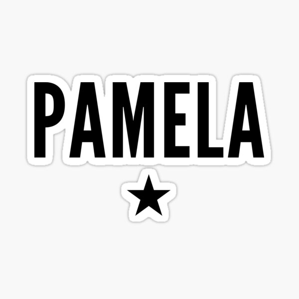 Pamela is a Star Sticker