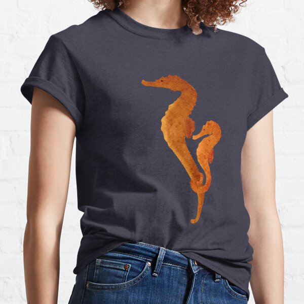Seahorse Shadow - Animal Friends Classic T-Shirt