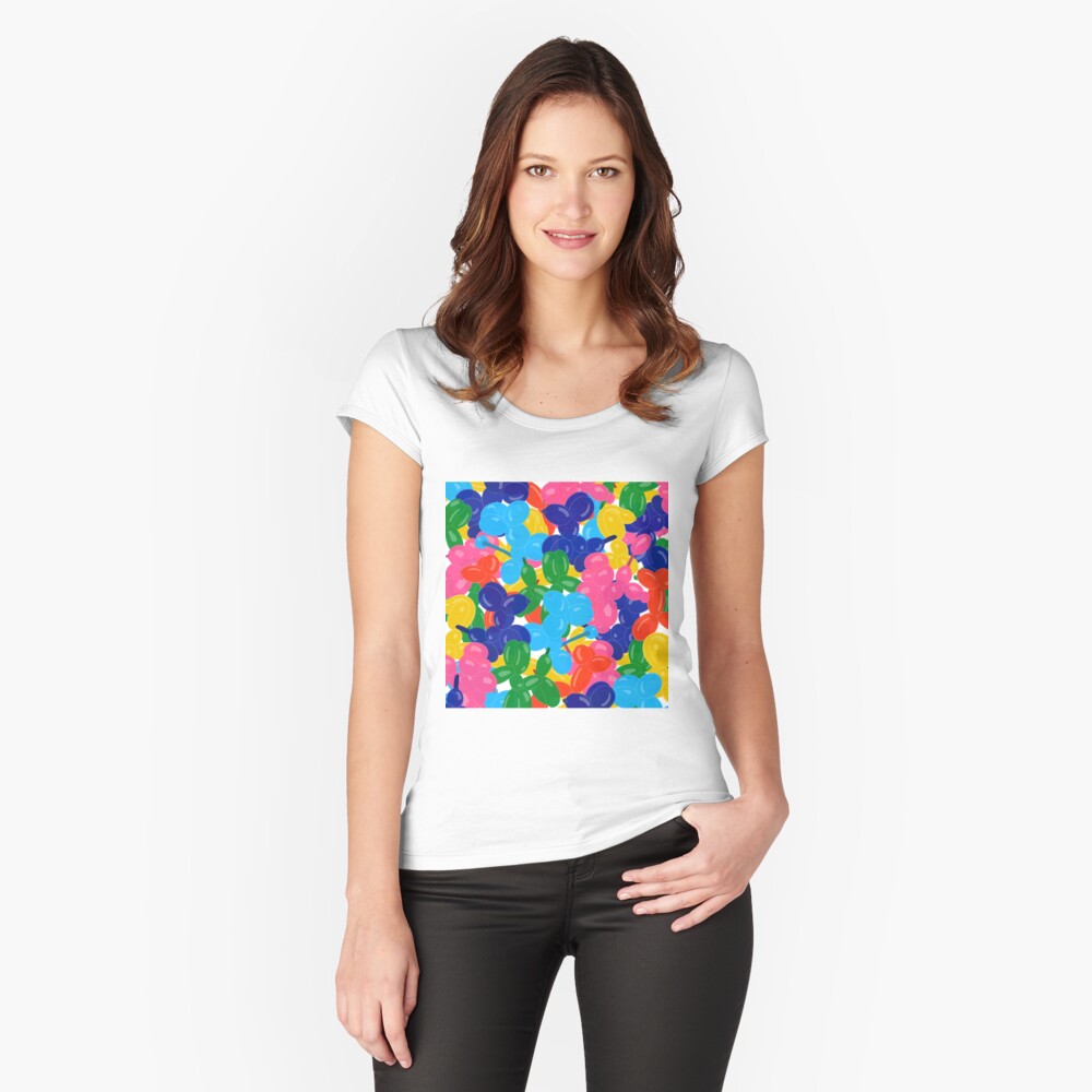 Item preview, Fitted Scoop T-Shirt designed and sold by JenniferMakesIt.
