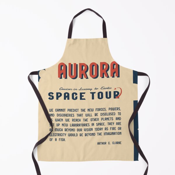 Item preview, Space Tour Vintage Space Exploration Aurora designed and sold by Vector Scout Lab.