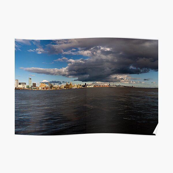 Liverpool Clouds Poster