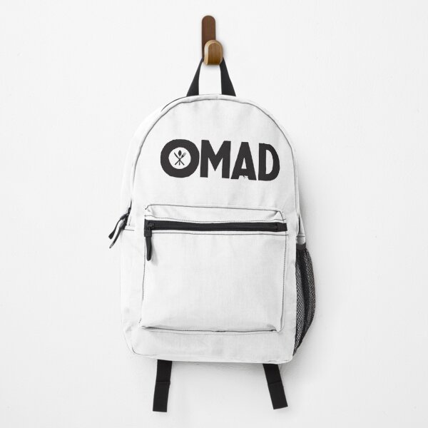 OMAD: One Meal a Day (White) Backpack