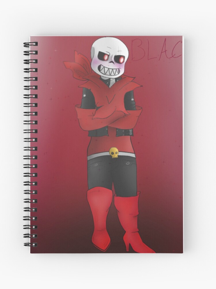 Cross!sans Spiral Notebook for Sale by RosieVampire