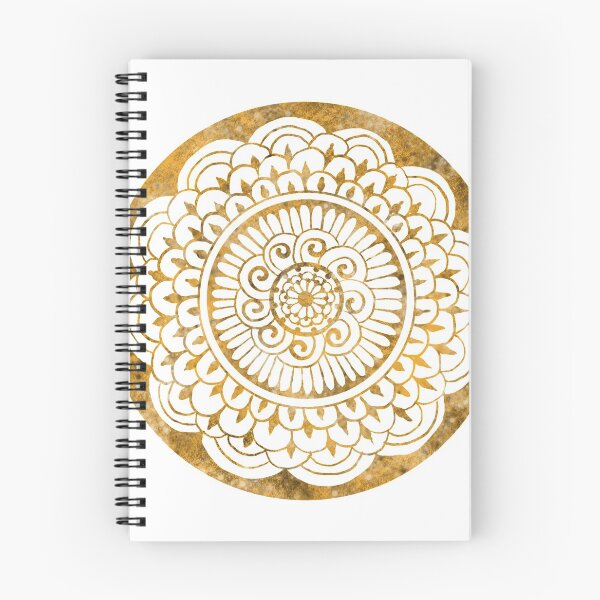 Item preview, Sunflower Sun Mandala Gold on White designed and sold by ArtByDrax.
