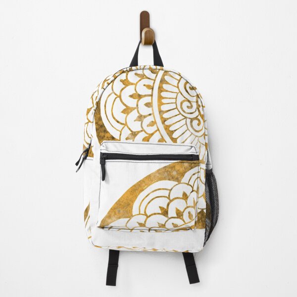 Item preview, Sunflower Sun Mandala Gold on White designed and sold by ArtByDrax.