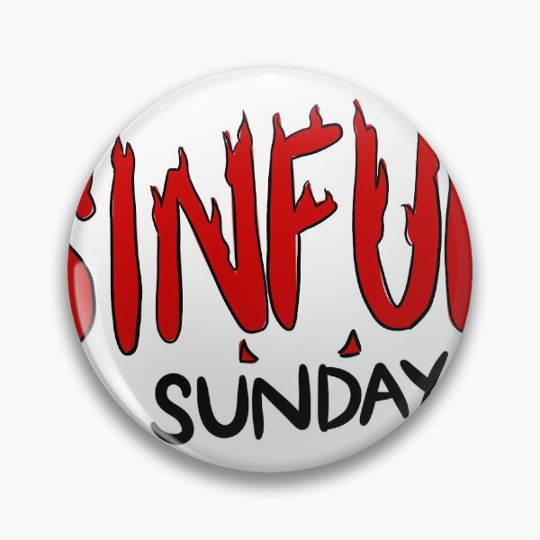 Item preview, Sinful Sunday Sticker designed and sold by marley-gemini.