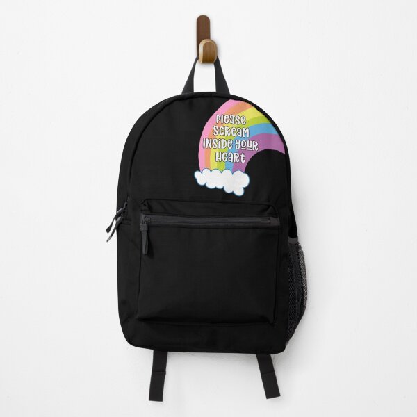 Item preview, Please Scream Inside Your Heart Rainbow and Cloud designed and sold by Shiny Plastic Rainbow.