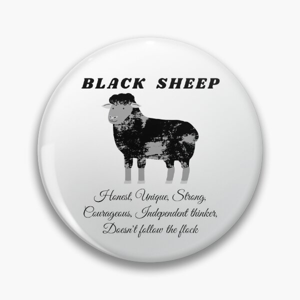 Item preview, Black sheep (of the family) designed and sold by Linda La Guardia.