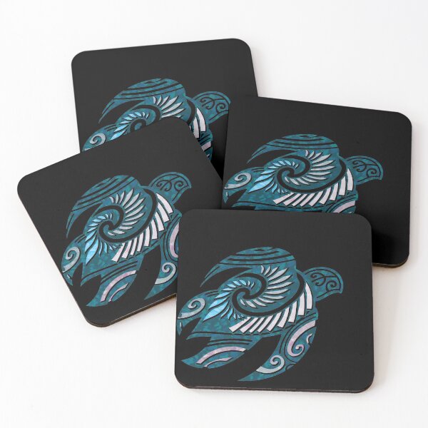 Item preview, Hawaiian Tribal Turtle designed and sold by sunnthreads.