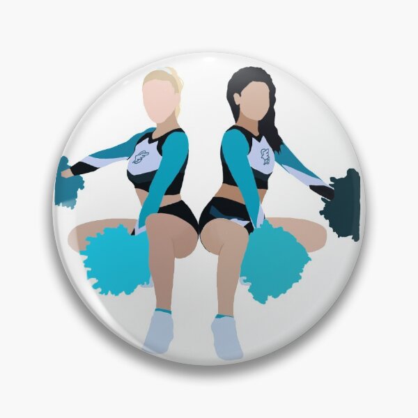 Artikelvorschau, Maddy und Cassie Cheerleaders Portrait entworfen und verkauft von bestshowsticker.