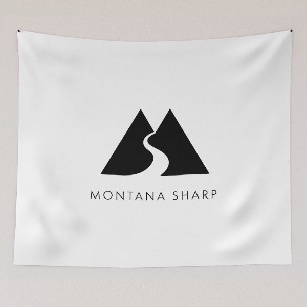 Aperçu de l'œuvre Montana Sharp Logo Complet - Noir créée et vendue par Montana Sharp.