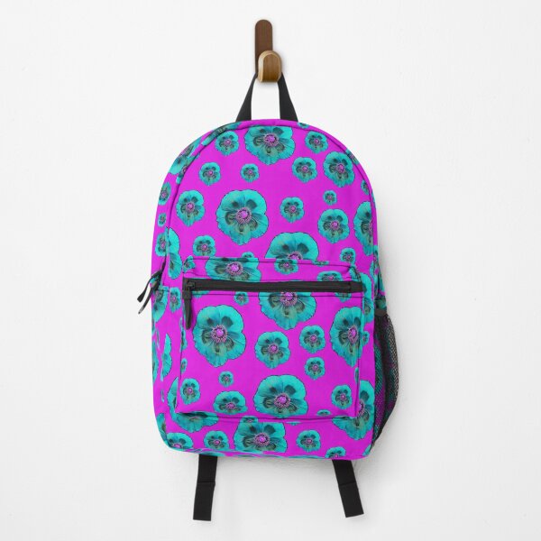Item preview, Flower Power - Hot Pink / Blue designed and sold by PoppyPod.