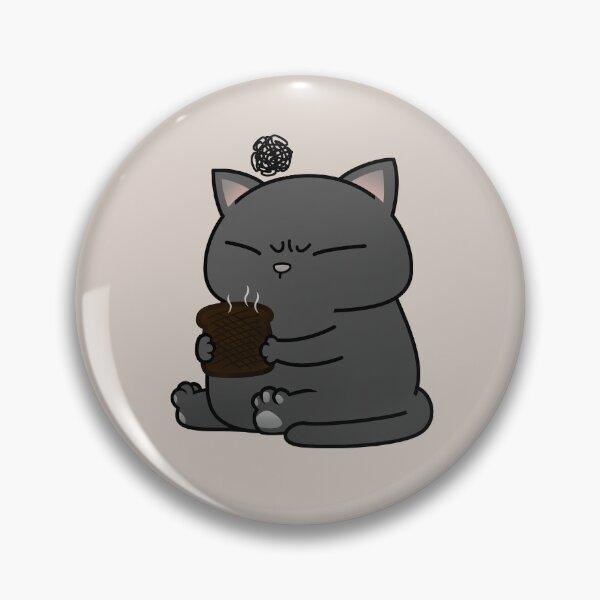 Item preview, Black Chubby Cat Burnt Toast designed and sold by Takeda-art.