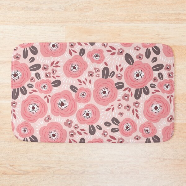 Item preview, Pink Floral Pattern designed and sold by PrettySimple Graphic Design.