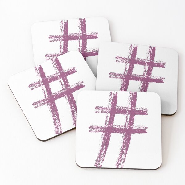 Item preview, Purple hashtag designed and sold by Artsy Corner.