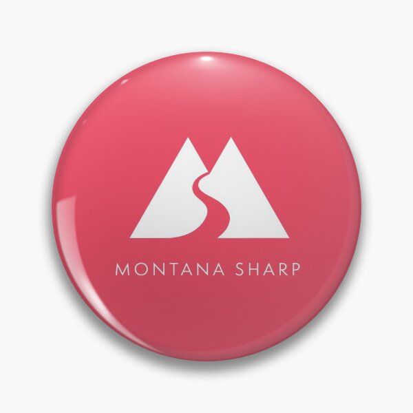Item preview, Logotipo completo de Montana Sharp - Blanco designed and sold by Montana Sharp.