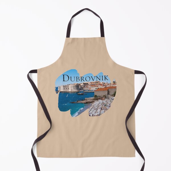Item preview, Dubrovnik: View of Beach and Old Town designed and sold by Rae Tucker Photography & Designs.
