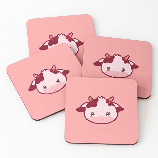 Item preview, Cute Strawberry Cow designed and sold by lovemishi.