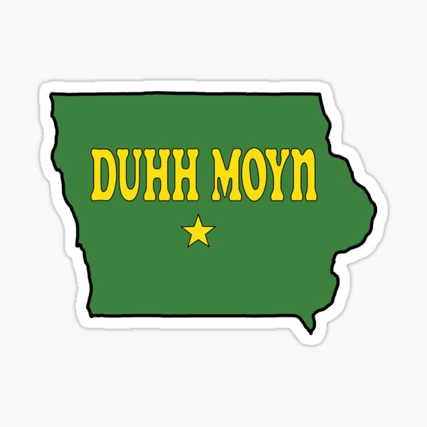 iowa fucking city Sticker