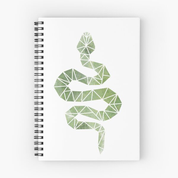 Item preview, Geometric watercolor snake designed and sold by -emmajoy-.