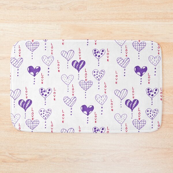 Item preview, Purple Hearts and Love Collage designed and sold by ckylin.