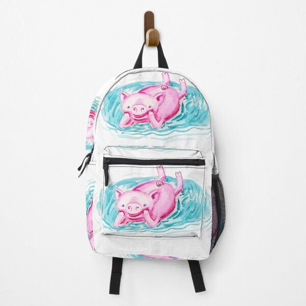 Item preview, Happy pig is relaxing in the puddle. designed and sold by Shoshina.